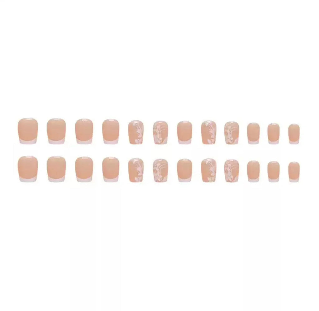 Opal Charm 24Pcs Nail Set