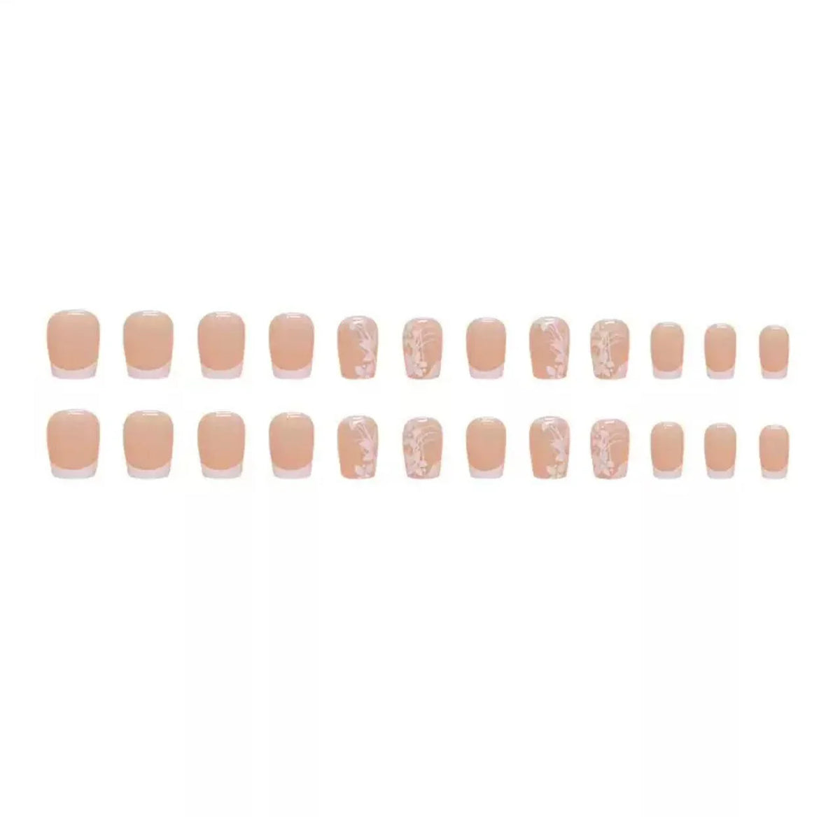Opal Charm 24Pcs Nail Set