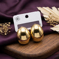 Classic Gold Dome Stud Earrings