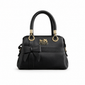 Black Mini Handbag with Bow Detail